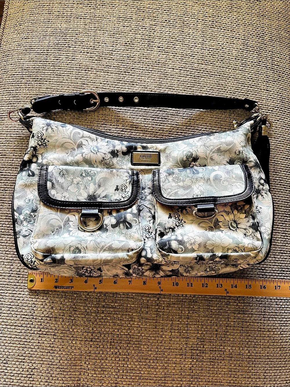 gigi hill Floral Shoulder Bag with Matching Wallet